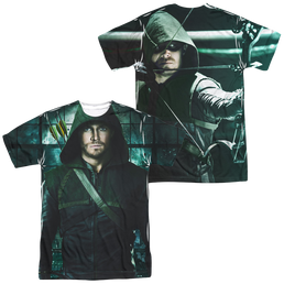 Arrow Two Sides Men's All Over Print T-Shirt Men's All-Over Print T-Shirt Green Arrow   