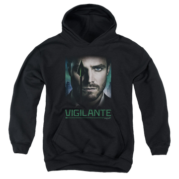 Arrow The Television Series Good Eye - Youth Hoodie Youth Hoodie (Ages 8-12) Green Arrow   