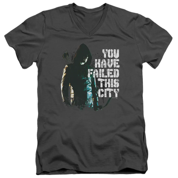 Arrow You Have Failed - Men's V-Neck T-Shirt Green Arrow