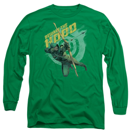 Arrow Beware - Men's Long Sleeve T-Shirt Men's Long Sleeve T-Shirt Green Arrow   