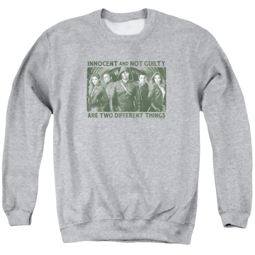 Arrow Not Guilty - Men's Crewneck Sweatshirt Green Arrow