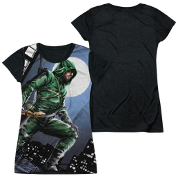 Arrow Night Watch - Juniors Black Back T-Shirt Juniors Black Back T-Shirt Green Arrow   