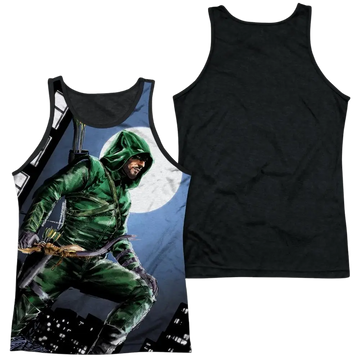 Arrow Night Watch Men's Black Back Tank Green Arrow