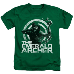 Arrow The Television Series Archer - Kid's T-Shirt Kid's T-Shirt (Ages 4-7) Green Arrow   