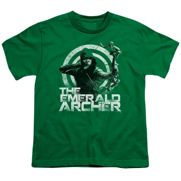 Arrow The Television Series Archer - Youth T-Shirt Youth T-Shirt (Ages 8-12) Green Arrow   
