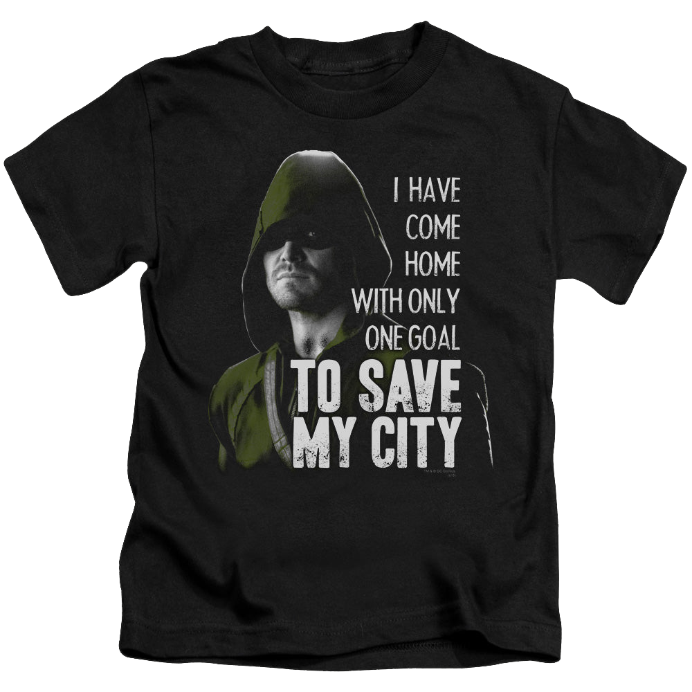 Arrow The Television Series Save My City - Kid's T-Shirt Kid's T-Shirt (Ages 4-7) Green Arrow   