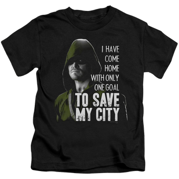 Arrow The Television Series Save My City - Kid's T-Shirt Kid's T-Shirt (Ages 4-7) Green Arrow   