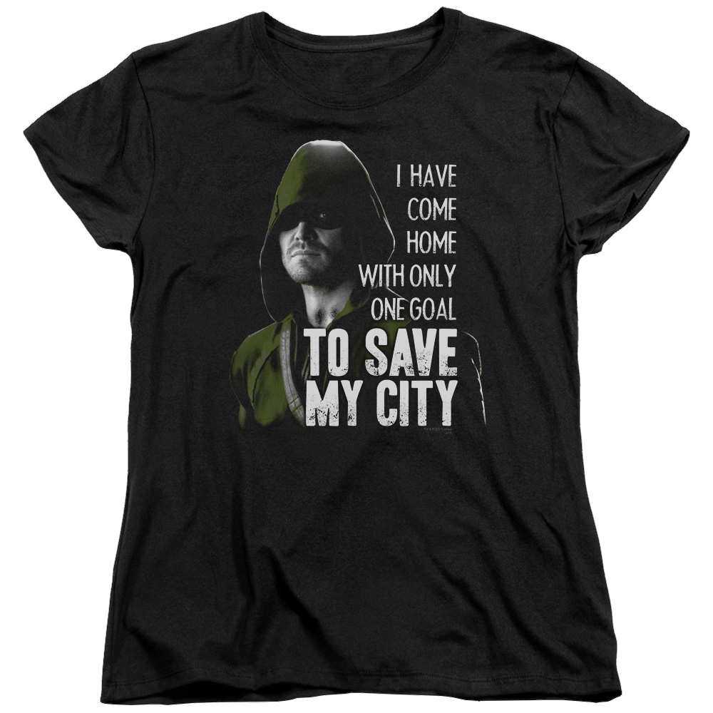 Arrow Save My City - Women's T-Shirt Women's T-Shirt Green Arrow   