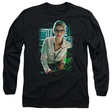 Arrow Felicity Smoak - Men's Long Sleeve T-Shirt Green Arrow