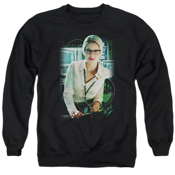 Arrow Felicity Smoak - Men's Crewneck Sweatshirt Green Arrow