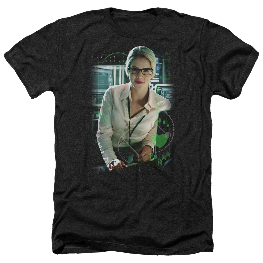 Arrow Felicity Smoak - Men's Heather T-Shirt Men's Heather T-Shirt Green Arrow   