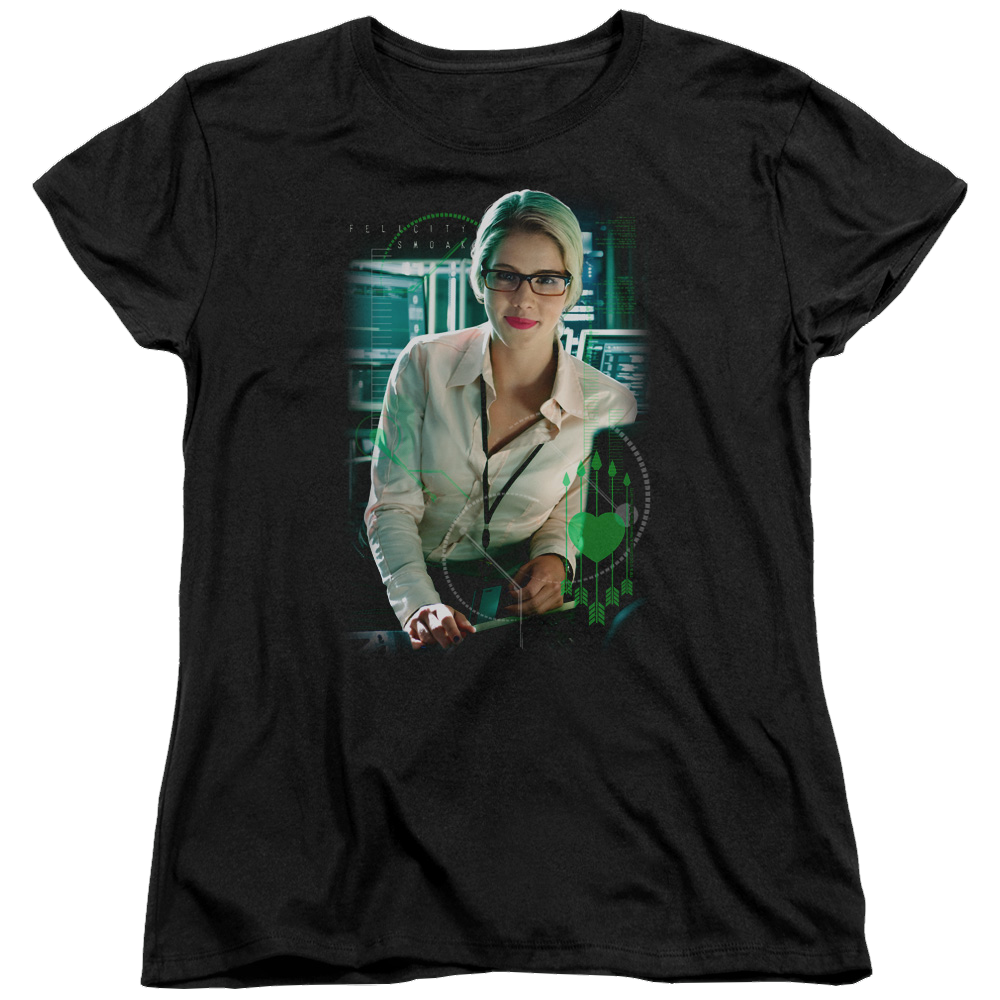 Arrow Felicity Smoak - Women's T-Shirt Women's T-Shirt Green Arrow   