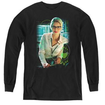 Arrow The Television Series Felicity Smoak - Youth Long Sleeve T-Shirt Youth Long Sleeve T-Shirt Green Arrow   