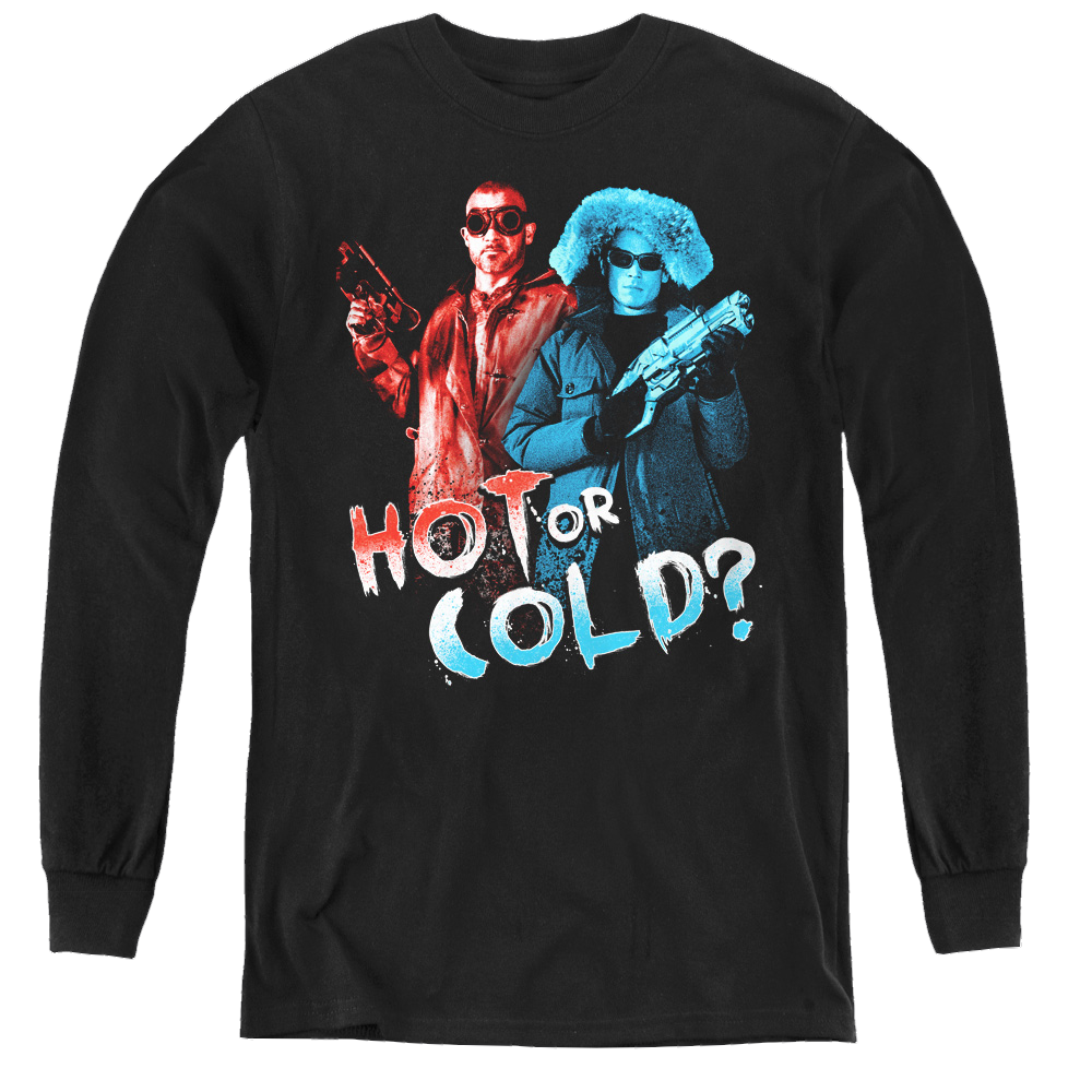 Arrow The Television Series Hot Or Cold - Youth Long Sleeve T-Shirt Youth Long Sleeve T-Shirt Green Arrow   