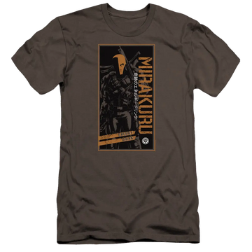 Arrow Mirakura Energy Drink - Men's Premium Slim Fit T-Shirt Green Arrow