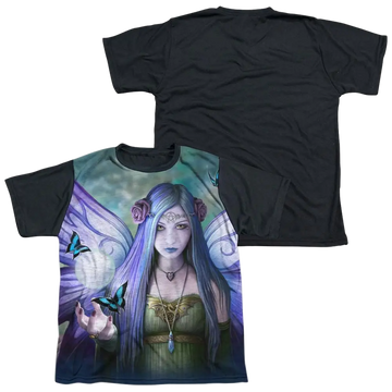 Anne Stokes Mystic Aura - Youth Black Back T-Shirt (Ages 8-12) Anne Stokes