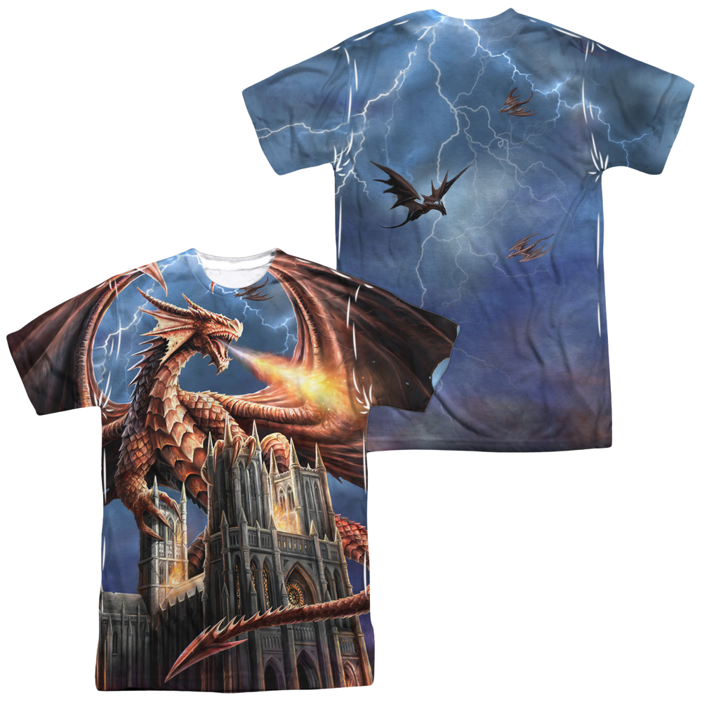 Anne Stokes Dragons Fury Men's All Over Print T-Shirt Men's All-Over Print T-Shirt Anne Stokes   