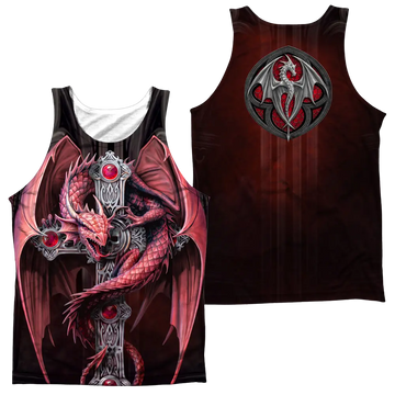Anne Stokes Gothic Guardian Men's All Over Print Tank Anne Stokes