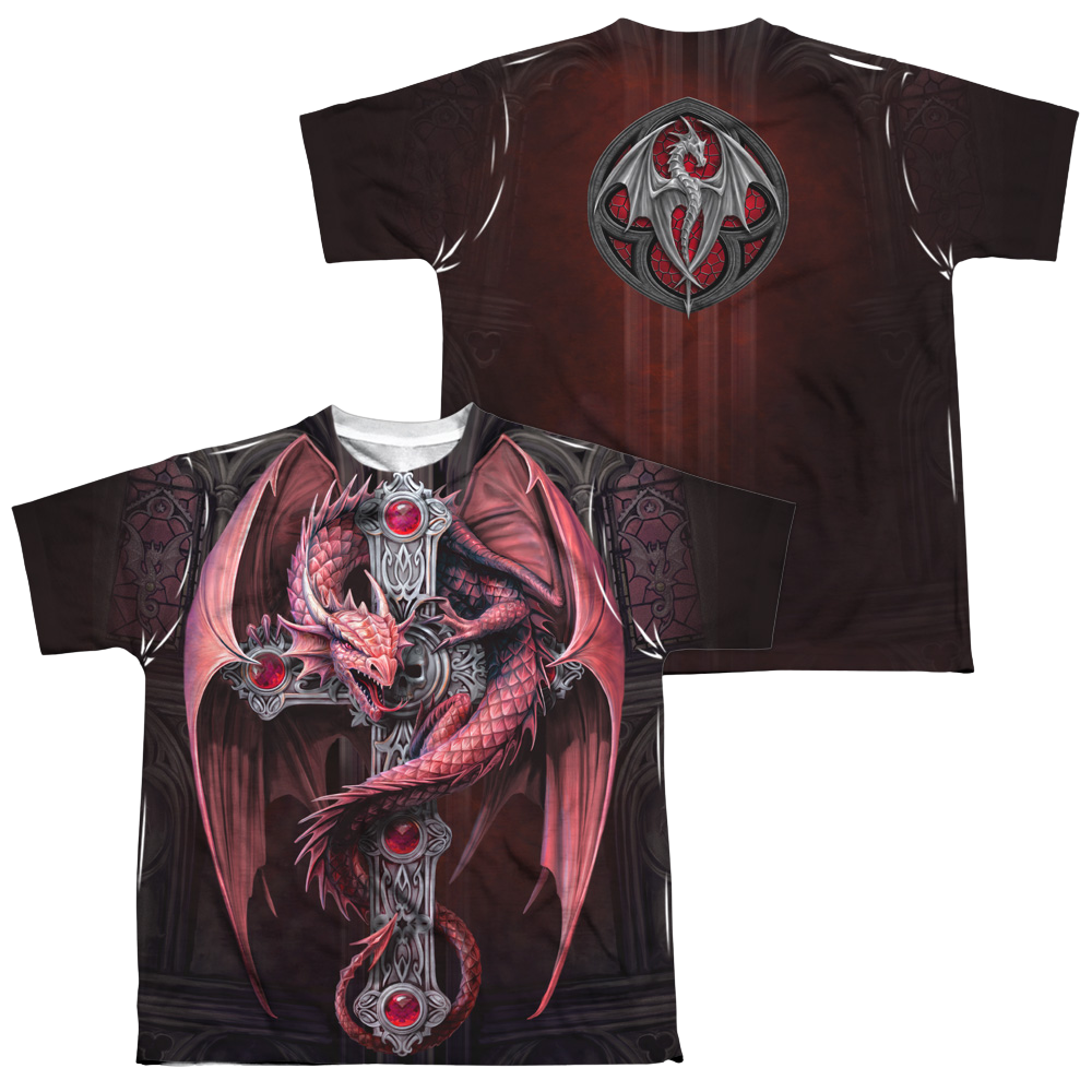 Anne Stokes Gothic Guardian - Youth All-Over Print T-Shirt (Ages 8-12) Youth All-Over Print T-Shirt (Ages 8-12) Anne Stokes   