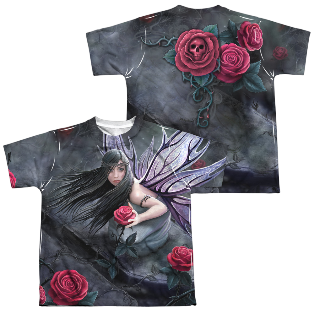 Anne Stokes Rose Fairy - Youth All-Over Print T-Shirt (Ages 8-12) Youth All-Over Print T-Shirt (Ages 8-12) Anne Stokes   