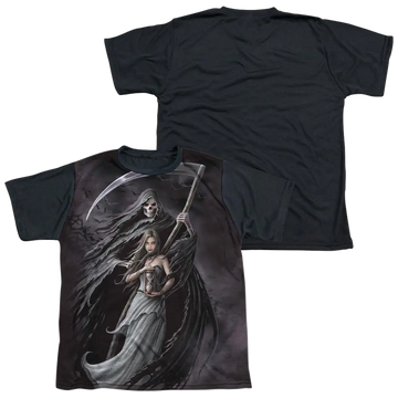 Anne Stokes Summon The Reaper - Youth Black Back T-Shirt (Ages 8-12) Anne Stokes