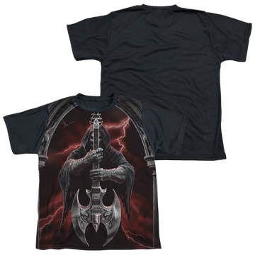 Anne Stokes Rock God - Youth Black Back T-Shirt (Ages 8-12) Anne Stokes