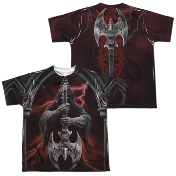 Anne Stokes Rock God - Youth All-Over Print T-Shirt (Ages 8-12) Anne Stokes