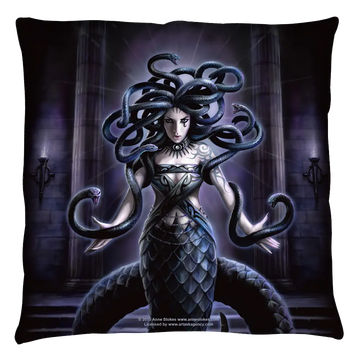 Anne Stokes Serpent's Spell Throw Pillow Anne Stokes