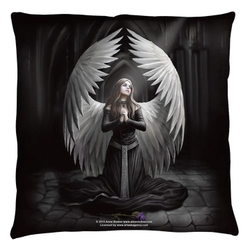 Anne Stokes Prayer For The Fallen throw pillow