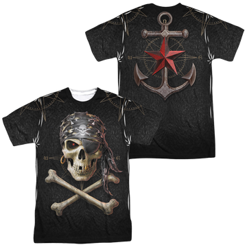 Anne Stokes Pirate Skulls men's all-over print t-shirt