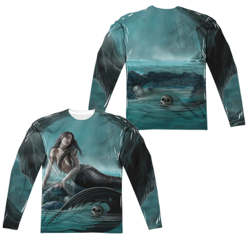 Anne Stokes Sirens Lament - Men's All-Over Print Long Sleeve T-Shirt Men's All-Over Print Long Sleeve Anne Stokes   