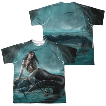 Anne Stokes Sirens Lament - Youth All-Over Print T-Shirt (Ages 8-12) Anne Stokes