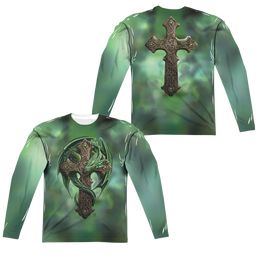 Anne Stokes Woodland Guardian - Men's All-Over Print Long Sleeve T-Shirt Men's All-Over Print Long Sleeve Anne Stokes   