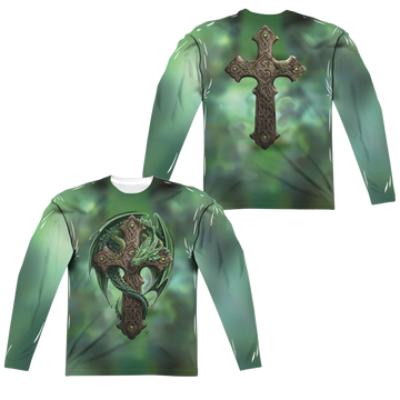 Anne Stokes Woodland Guardian - Men's All-Over Print Long Sleeve T-Shirt Men's All-Over Print Long Sleeve Anne Stokes   