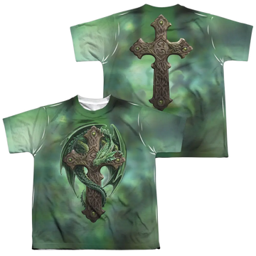 Anne Stokes Woodland Guardian - Youth All-Over Print T-Shirt (Ages 8-12) Anne Stokes