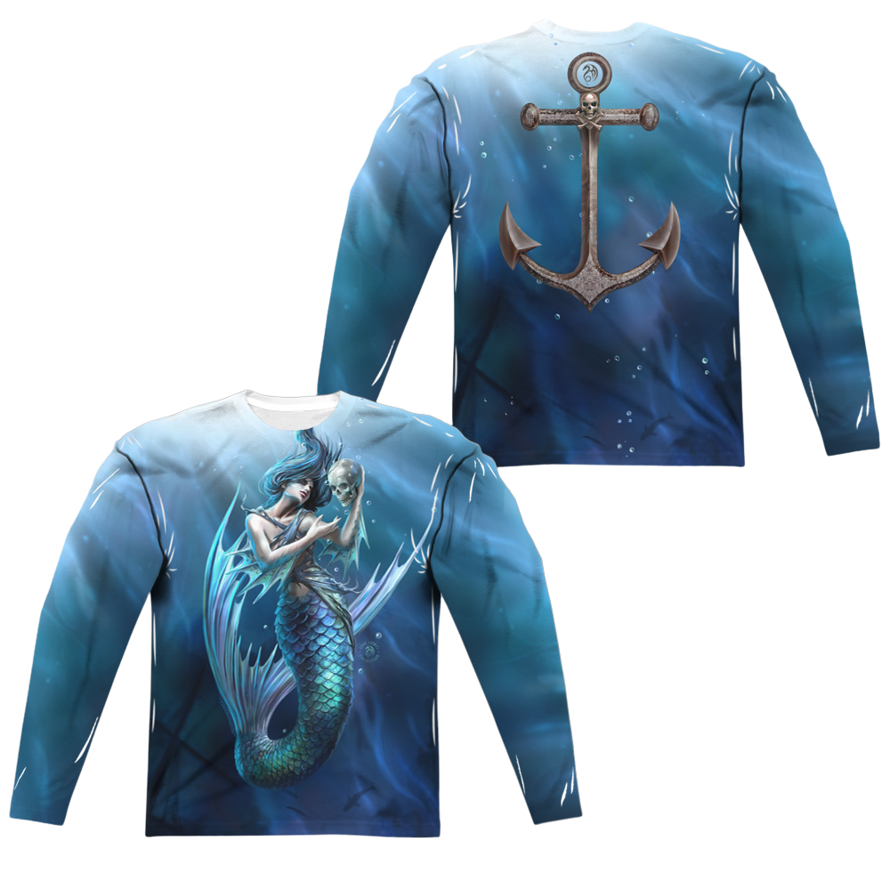 Anne Stokes Sailors Ruin - Men's All-Over Print Long Sleeve T-Shirt Men's All-Over Print Long Sleeve Anne Stokes   