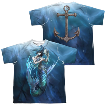 Anne Stokes Sailors Ruin - Youth All-Over Print T-Shirt (Ages 8-12) Anne Stokes