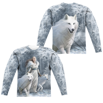 Anne Stokes Winter Guardians T-Shirt men's all-over print long sleeve