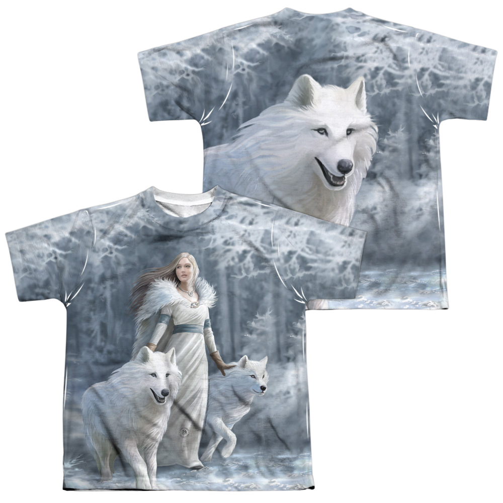 Anne Stokes Winter Guardians - Youth All-Over Print T-Shirt (Ages 8-12) Youth All-Over Print T-Shirt (Ages 8-12) Anne Stokes   