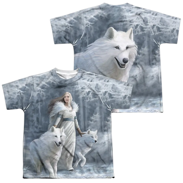 Anne Stokes Winter Guardians - Youth All-Over Print T-Shirt (Ages 8-12) Anne Stokes