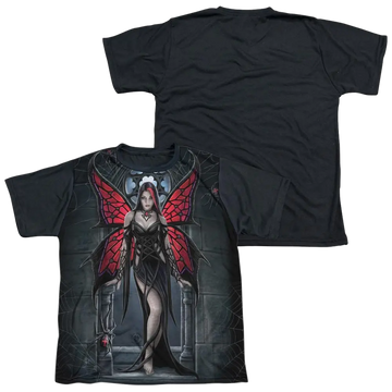 Anne Stokes Arcanafaria - Youth Black Back T-Shirt (Ages 8-12) Anne Stokes
