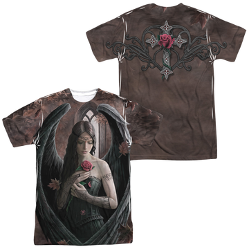 Anne Stokes Angel Rose - Men's All-Over Print T-Shirt Men's All-Over Print T-Shirt Anne Stokes   
