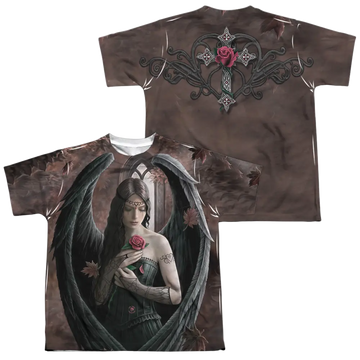 Anne Stokes Angel Rose - Youth All-Over Print T-Shirt (Ages 8-12) Anne Stokes