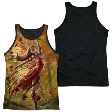 Anne Stokes Autumn Fairy Men's Black Back Tank Anne Stokes