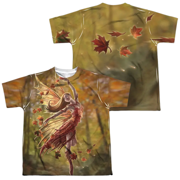 Anne Stokes Autumn Fairy - Youth All-Over Print T-Shirt (Ages 8-12) Anne Stokes
