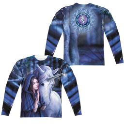 Anne Stokes Solace - Men's All-Over Print Long Sleeve T-Shirt Men's All-Over Print Long Sleeve Anne Stokes   