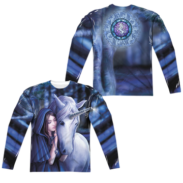 Anne Stokes Solace T-Shirt men's all-over print long sleeve