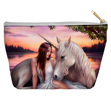 Anne Stokes Collection Pure Heart - Straight Bottom Accessory Pouch T Bottom Accessory Pouches Anne Stokes   