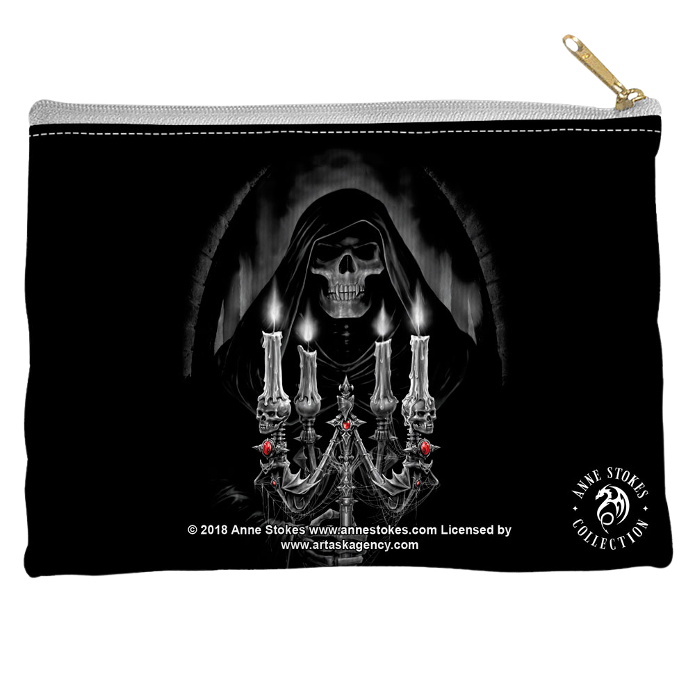 Anne Stokes Collection Candelabra - Straight Bottom Accessory Pouch Straight Bottom Accessory Pouches Anne Stokes   