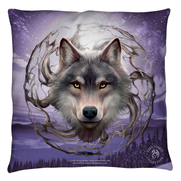 Anne Stokes Collection Night Forest - Throw Pillows Throw Pillows Anne Stokes   